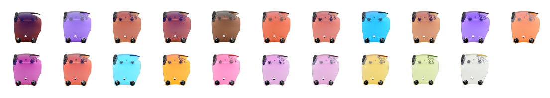 Pilla Lens Color Chart - Pilla Lens filtrations - LMLenses.com